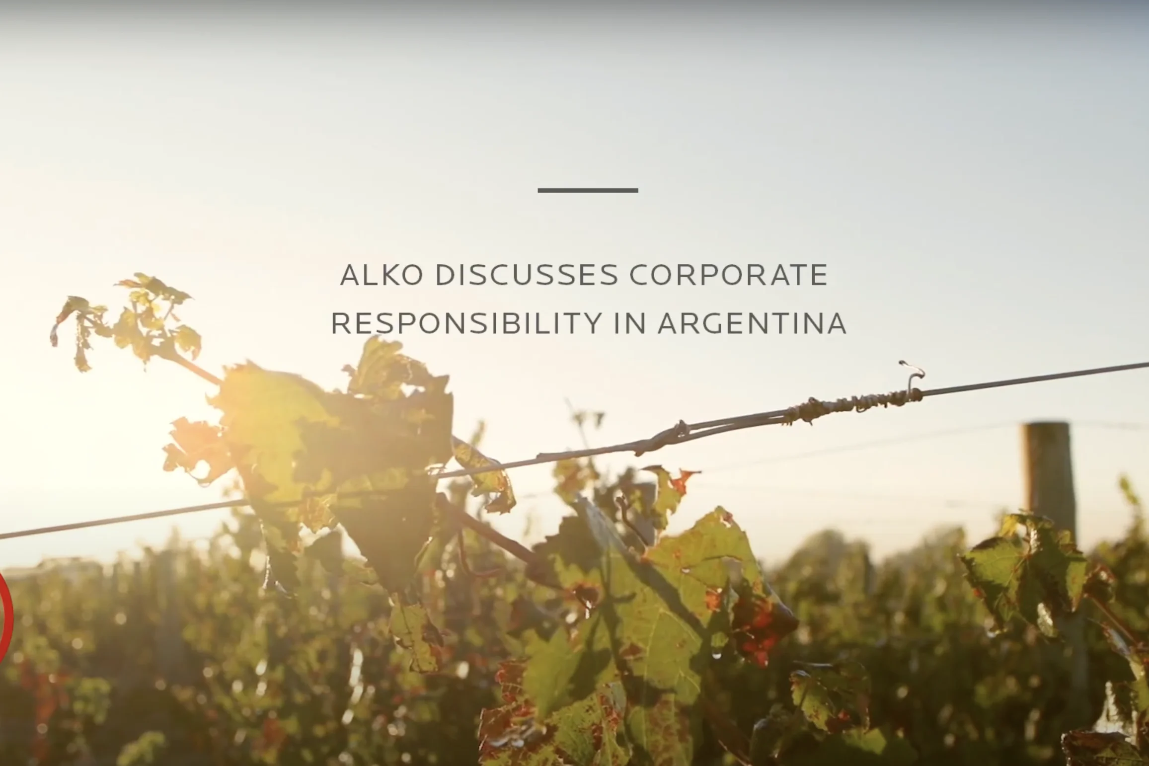 Alko discusses corporate responsibility in Argentina