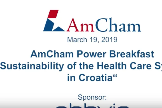 AmCham Power Breakfast - Sustainability of the Health Care System in Croatia