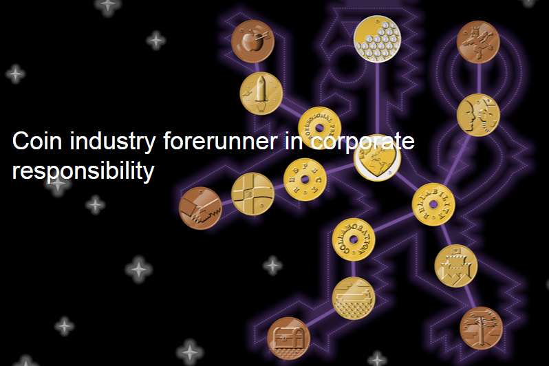 Coin industry forerunner in corporate responsibility