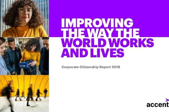 Corporate citizenship is fundamental to Accenture's character