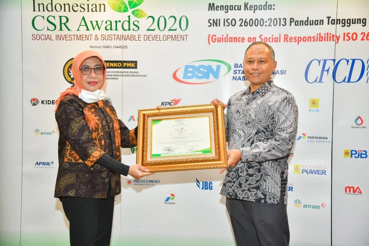 NDONESIA POWER PRIOK POMU Wins AWARDS INDONESIA CSR AWARD 2020 GOLD CATEGORY