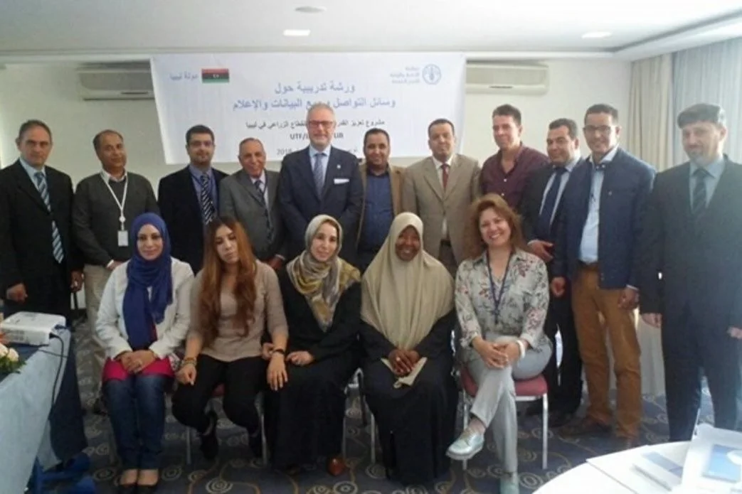 The Food and Agriculture Organization of the United Nations trains Libyan cadres on communication and data collection about sustainable development goals