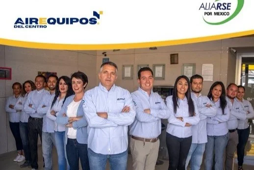 Airequipos del Centro is a socially responsible company that guarantees performance based on human values