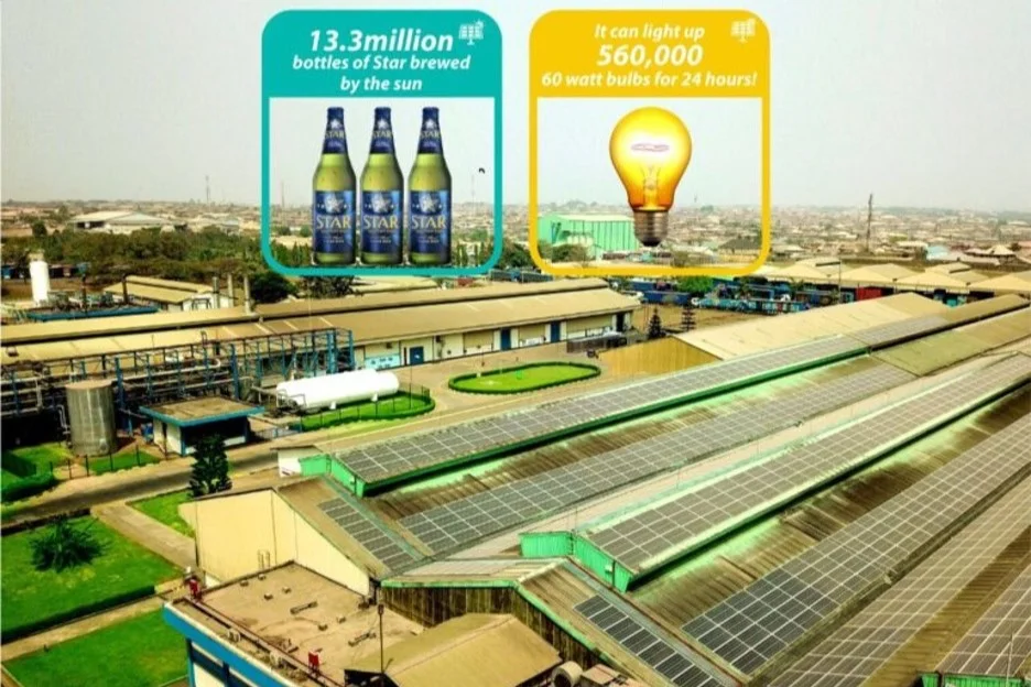 Nigerian Breweries redefines sustainability in manufacturing - inaugurates 663.6 kWp solar plant in Ibadan brewery